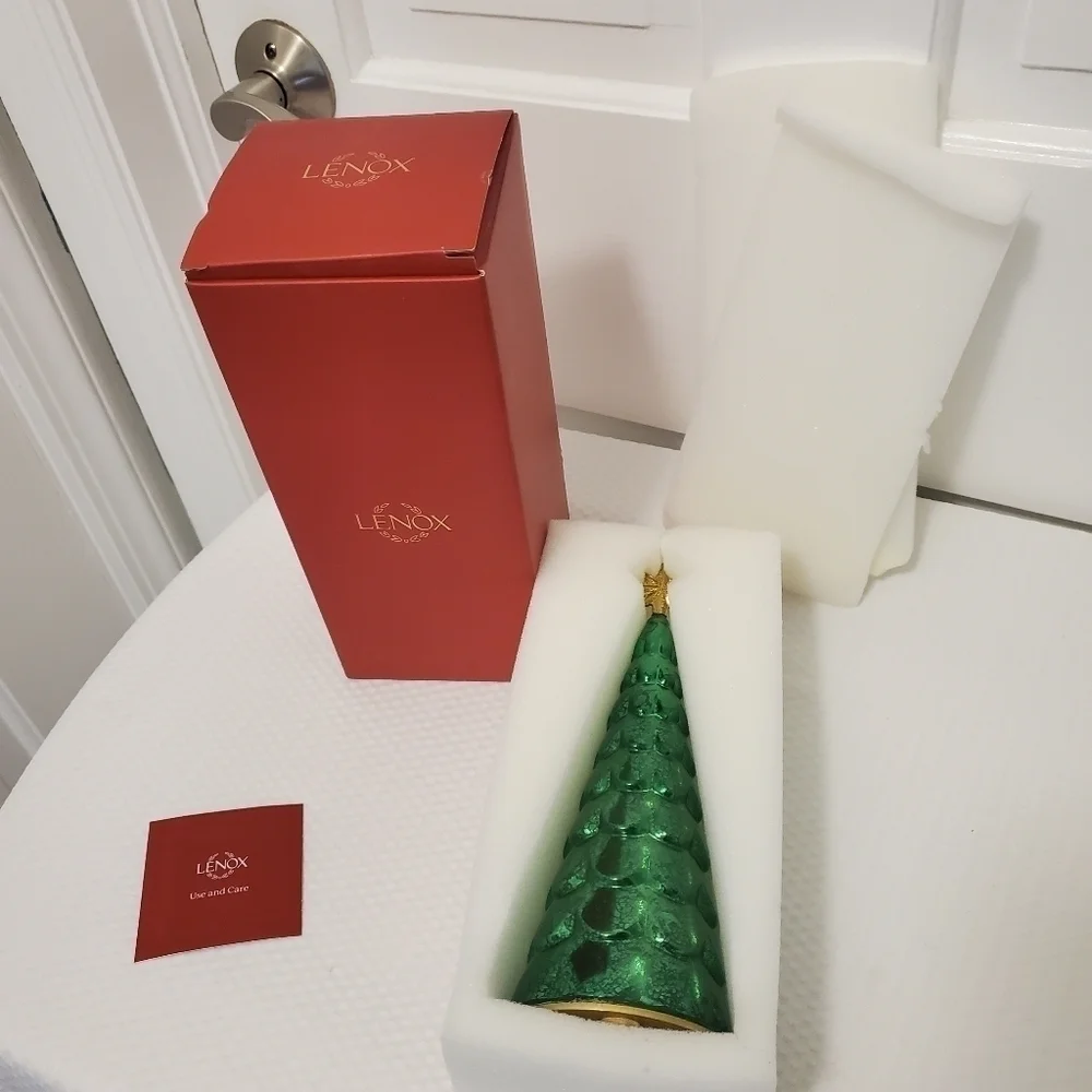 Lenox Radiant Light Up Tree Figurine, Holiday Decor, collector's
